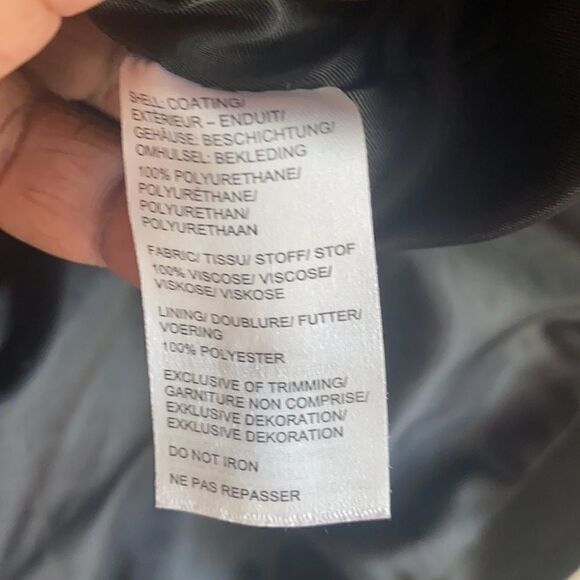 Lord & Taylor Faux Tassel Moto Leather Jacket L - Picture 7 of 9